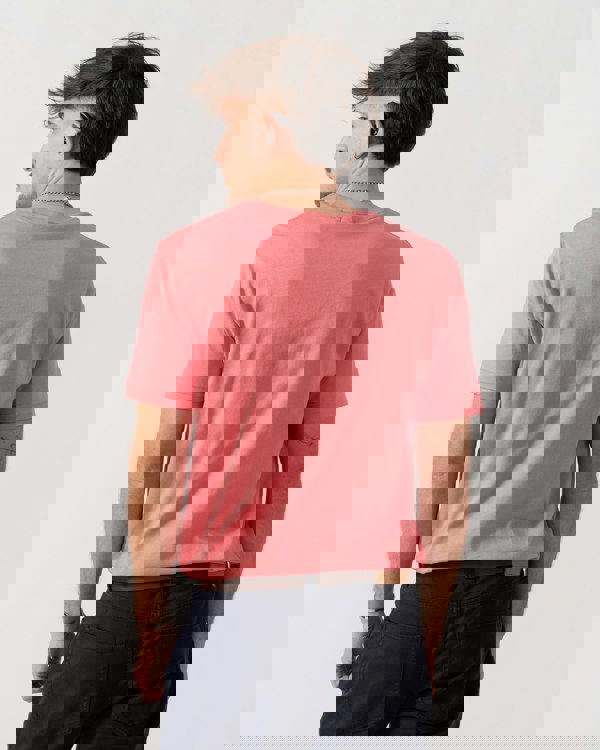 GANT Mens Regular Fit Short Sleeve Shield Logo T-Shirt - 622 Rose Pink back