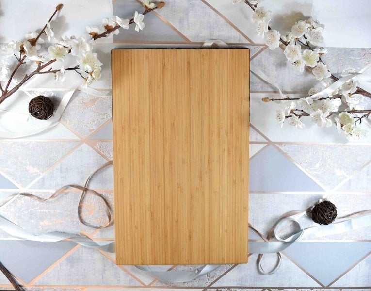 Kate Chesters Art Large Bamboo Cutting Board 45cm