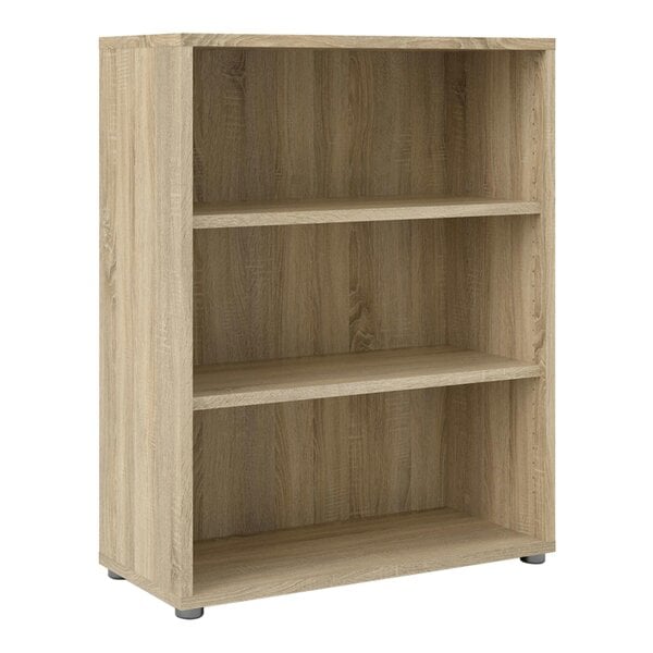 Wyld Haus Dris Natural Oak Effect Bookcase 2 Shelves