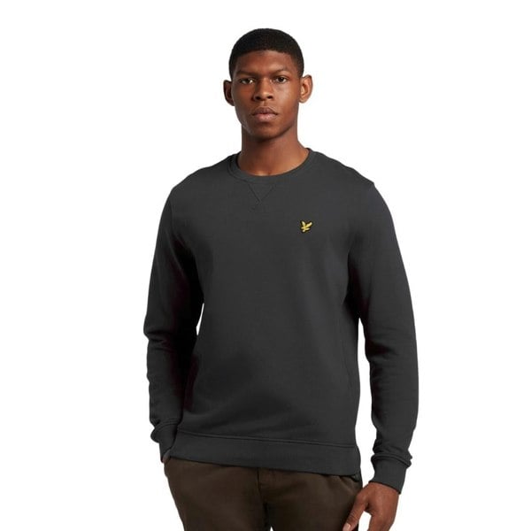 Lyle & Scott Branded Pull Over Jumper - Gunmetal