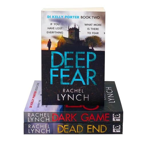 Rachel Lynch Series Di Kelly Porter 3 Book Set Dark Games Deep Fear Dead End