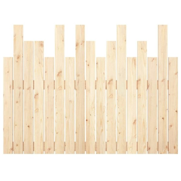 Berkfield Wall Headboard 108x3x80 cm Solid Wood Pine