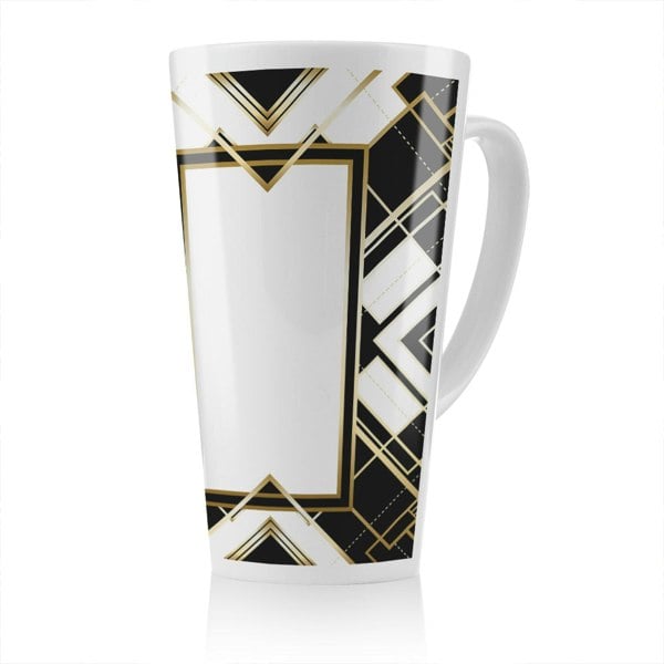 Benjamin Tate Design Art Deco Frame Latte Mug