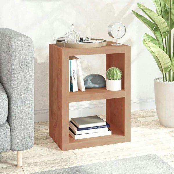 Berkfield Side Table 45x30x60 cm Solid Wood Teak