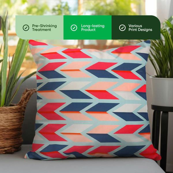 Gardenwize Pair of Outdoor Scatter Cushions – Arrow Design