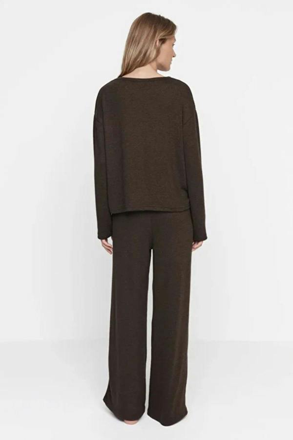 Hoxton Gal 2 Piece Ribbed Knit Pajama Set
