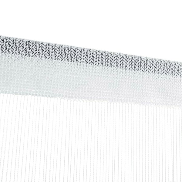 Berkfield String Curtains 2 pcs 140x250 cm White