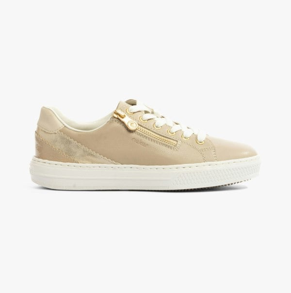 Rieker L5900-62 Womens Shoes - Beige