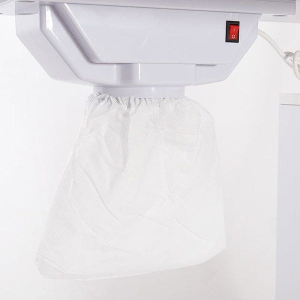 120cm Wide White Professional Manicure Station Nail Table on Wheels with Dust Collector Dressing Tables Living and Home