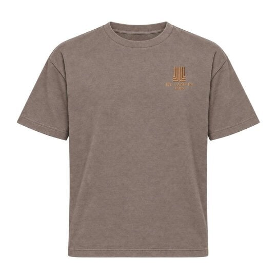 By Lanvin Paris Chest Logo Brown T-Shirt