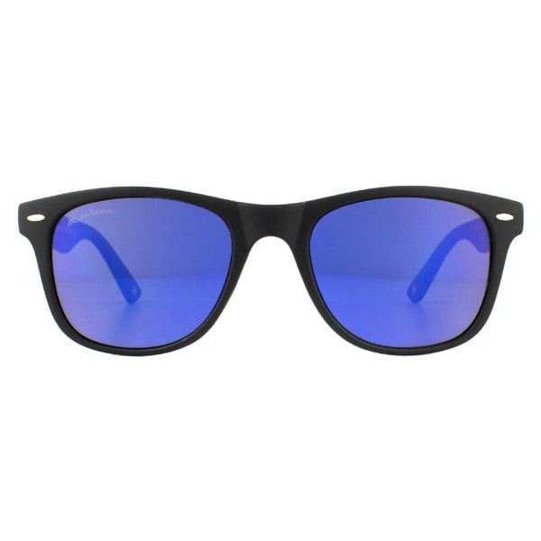 Montana Sunglasses MS10 Matte Black Rubbertouch Revo Blue
