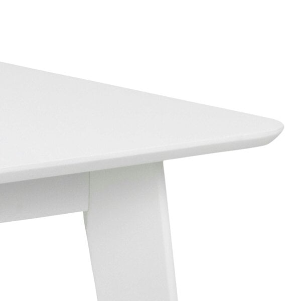 Wyld Haus Krakow Kitchen Dining Set White Square Dining Table + 2 Dining Chairs