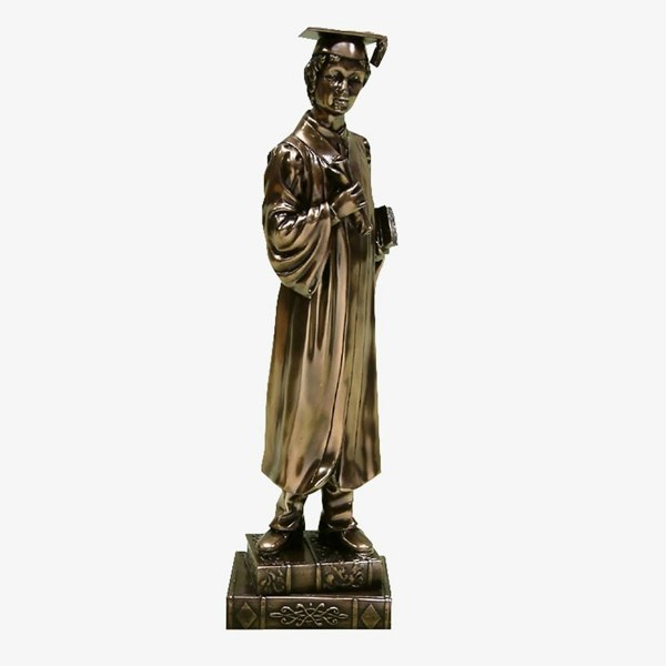 T. H. Baker Celebrations Bronze Finish Graduation Boy Figurine 54697