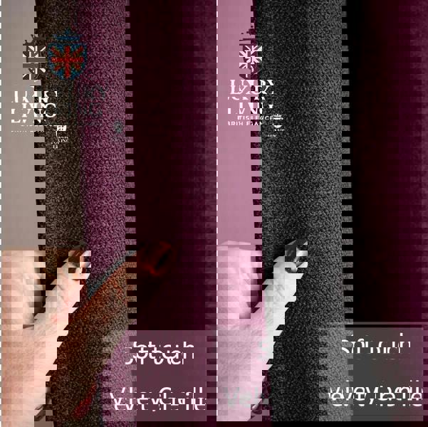 Luxury Living Velvet Chenille Thermal Fleece Lined Single Pencil Pleat Door Curtain