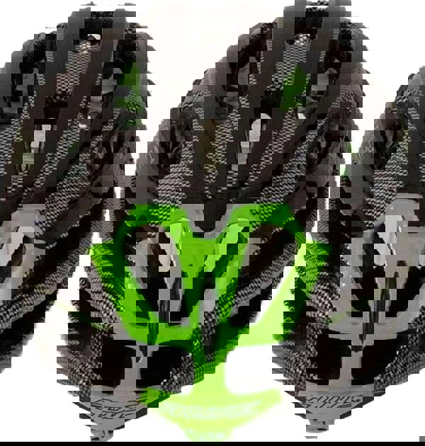 AweSprint In Mould Adult Bike Helmet Large 58-61cm Black/Carbon/Green