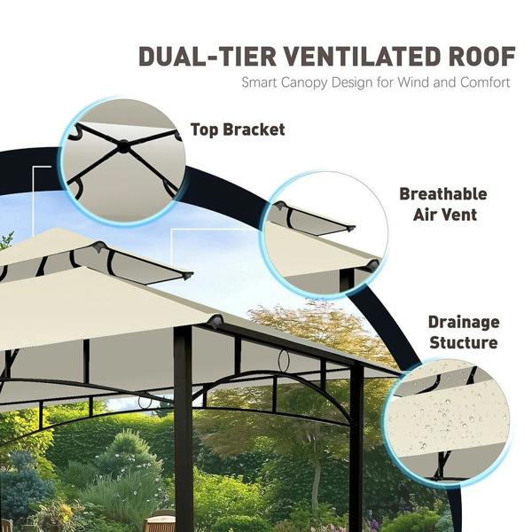 Groundlevel Premium Outdoor BBQ Gazebo