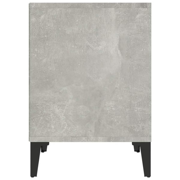 Berkfield Bedside Cabinets 2 pcs Concrete Grey 40x35x50 cm