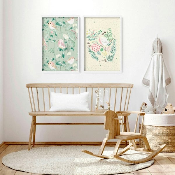 Nursery wall art | set of 2 wall art prints