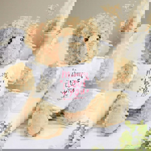 Personalised Memento Company Personalised I Love You Teddy Bear