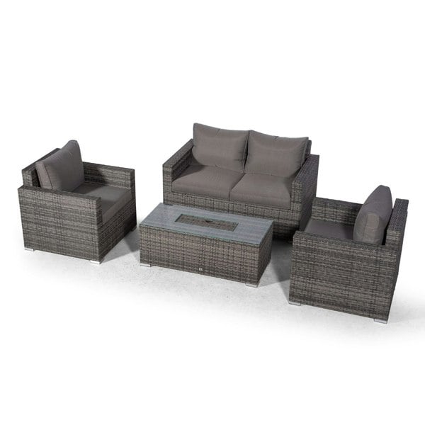 Giardino Sydney 4 Seater Rattan Sofa Set with Ice Bucket Coffee Table
