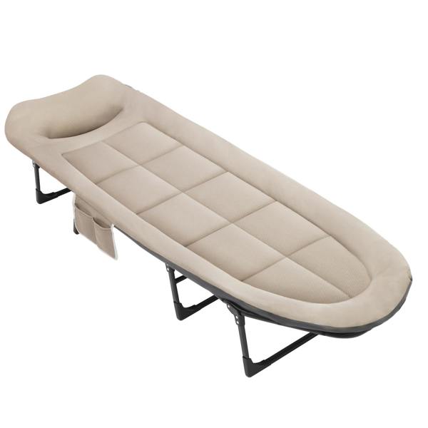 Leaper Foldable Camping Bed with Adjustable Head Rest