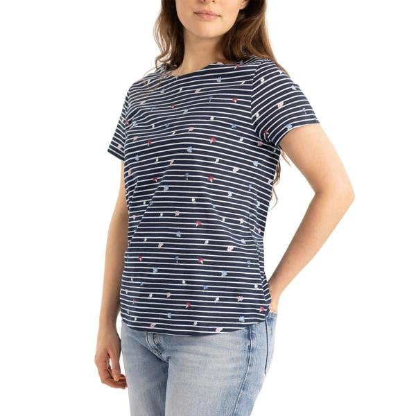 Trespass Womens/Ladies Myla Printed Top - Navy - 
