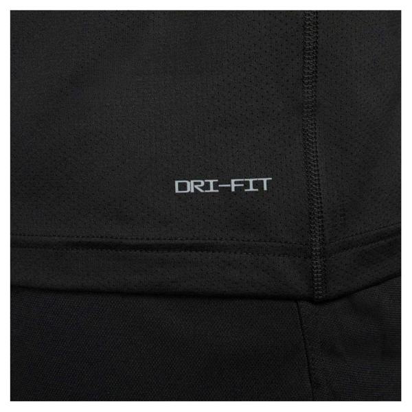 Nike Mens Dri-FIT Short-Sleeved Fitness T-Shirt - Black/White - 
