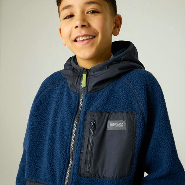 Regatta Childrens/Kids Munro Hybrid Jacket - Aviator Blue/Navy - 