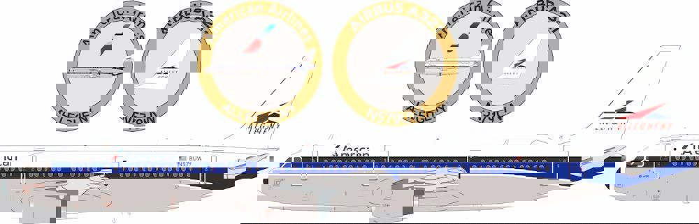 InFlight200 American Airlines Airbus A321-231 N579UW With Stand And Collectors Coin 1:200 Scale Inflight200 IF321AA579