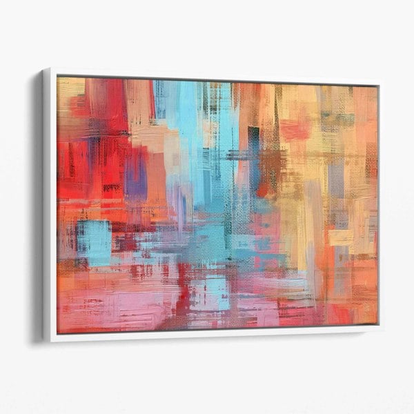 Artze Wall Art Abstract Art Print of Painting 'Summer Vacation" Canvas