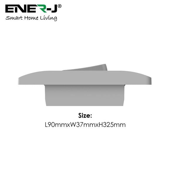 ENER-J Wireless Kinetic Architrave Switch PRO Range | White | No Wiring, No Battery | Easy DIY Installation