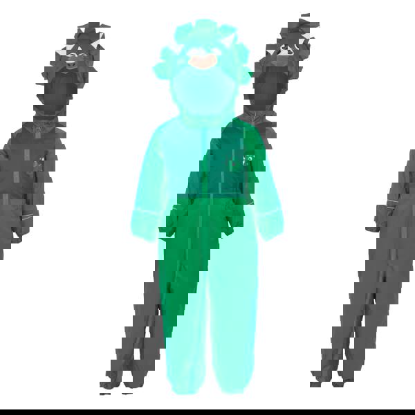 Regatta Childrens/Kids Mudplay III Dinosaur Waterproof Puddle Suit - Jelly Bean - 