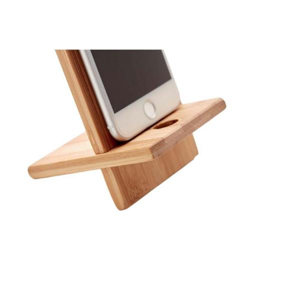 MidOcean Whippy Bamboo Mobile Phone Stand - Wood - 