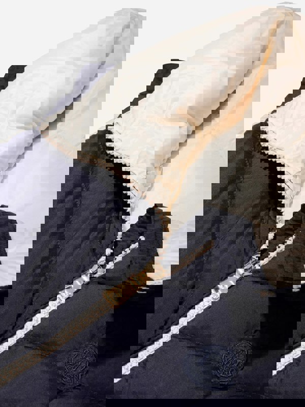 Moncler Enfant Girls Down Padded Venta Gilet in Navy