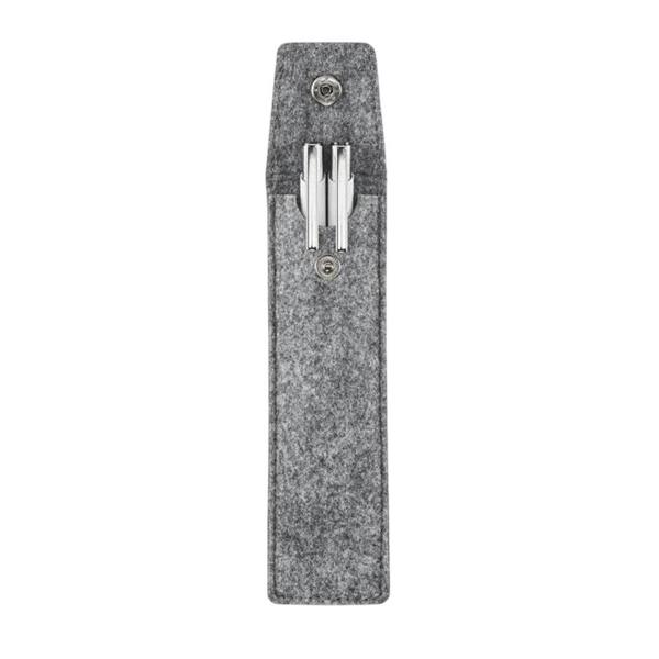 MidOcean Cencil RPET Felt Pencil Case - Grey - 