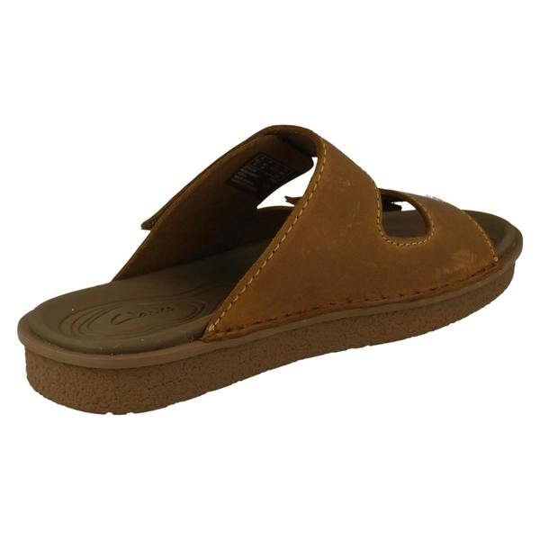 Clarks Mens Clarks Hook and Loop Straps Casual Summer Sandals Litton Strap