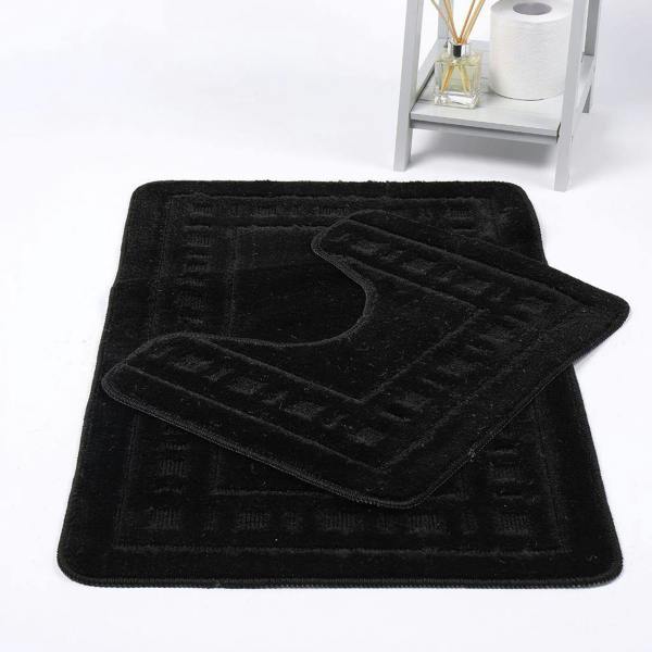 Diem Black 2pc Bath Sets