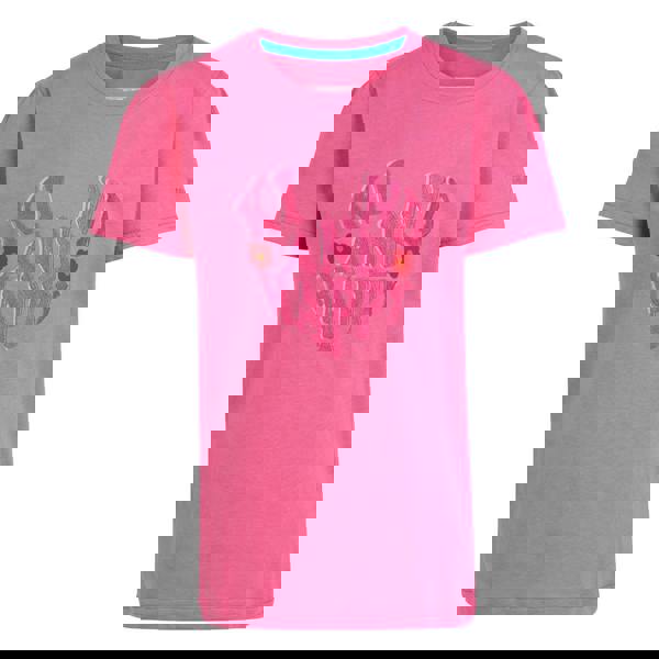 Regatta Kids Bosley VII T-Shirt - Flamingo Pink