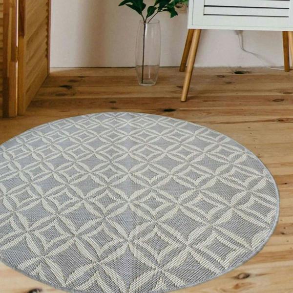 The Rugs County Geo Grey Indoor & Outdoor Rug