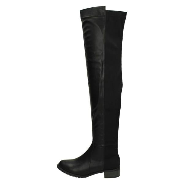 Spot On Ladies Spot On Over The Knee Boots