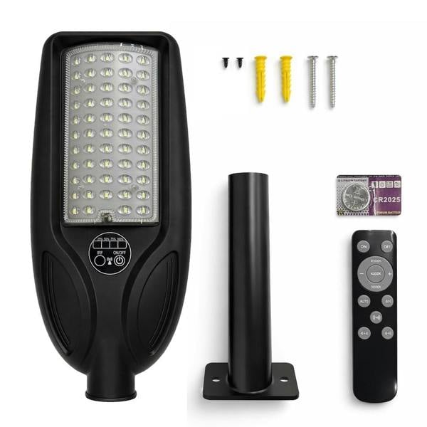Milagro Venice Solar Lamp 50W 450Lm 4000K Ip65 Black