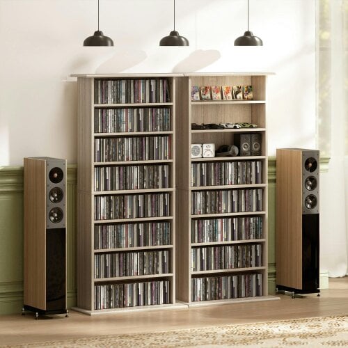 Wyld Haus Paleni Wooden Natural Finish Shelving Storage Unit Bookcase