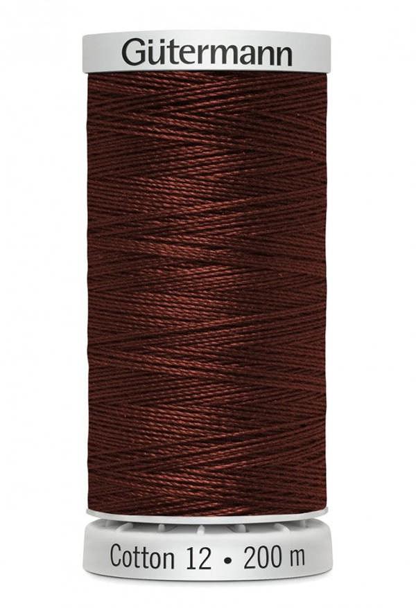 Gutermann No 12 Sulky Cotton Embroidery Thread 200m Cotton Thread Suitable For Embroidery
