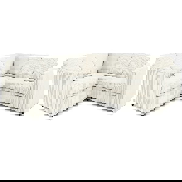 Furnishings For Less Ferguson Full Jumbo Cord 5 Seater 2 Corner 2 Sofa Full Back