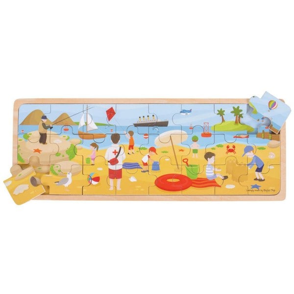 Bigjigs Toys At The Seaside Puzzle