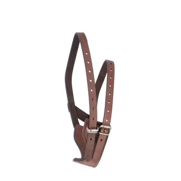 Shires Leather Anti-Crib Horse Collar - Australian Nut