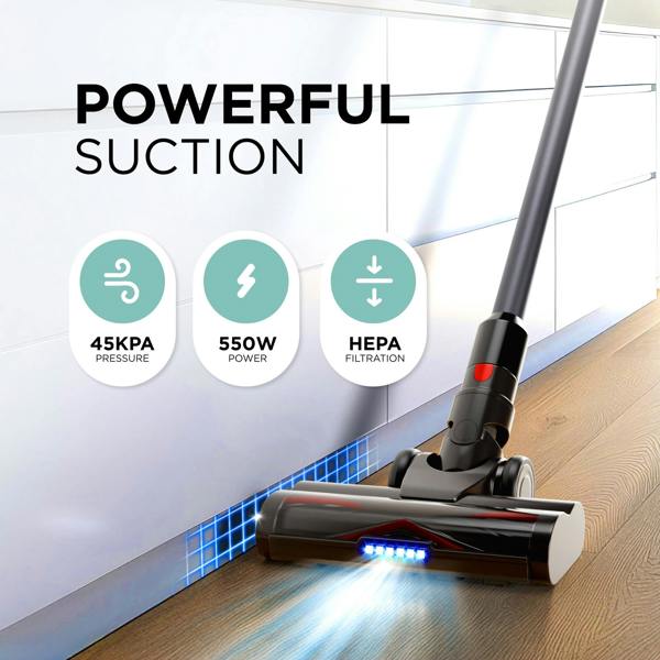 DMD Collective Cordless Stick Vacuum Cleaner with HEPA Filter & LED Brush
