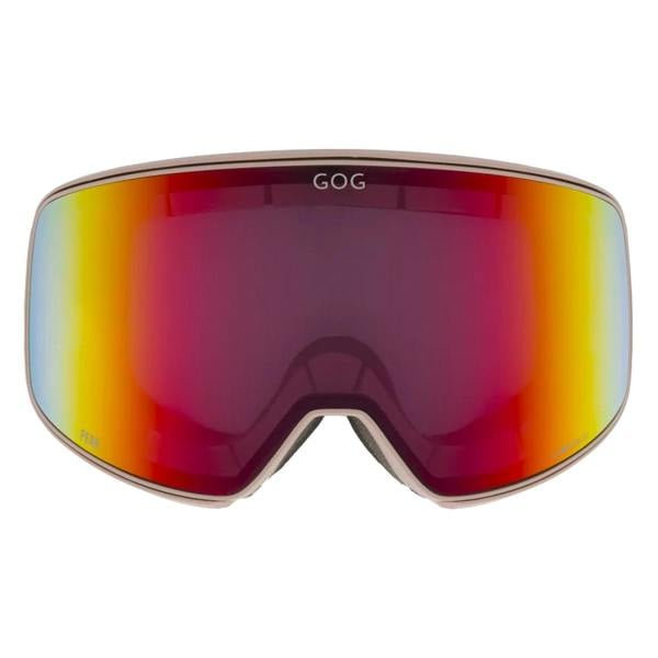 GOG Eyewear Unisex Peak UV400 Ski Snowboard Goggles with HDX Contrast Anti-Fog Mirror Lens