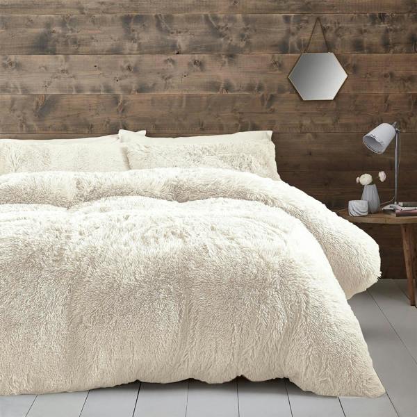 Cuddly Cream Duvet Cover Set