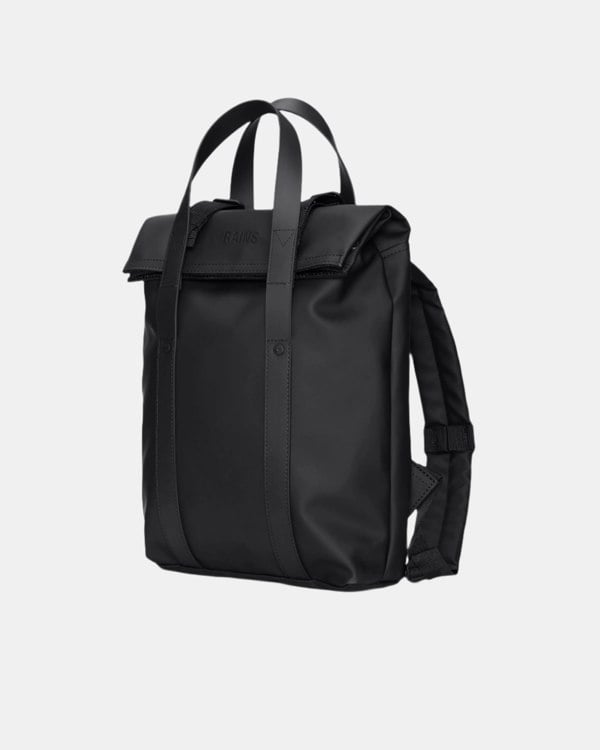 Rains 2 Way Tote Backpack Mini  - 01 Black